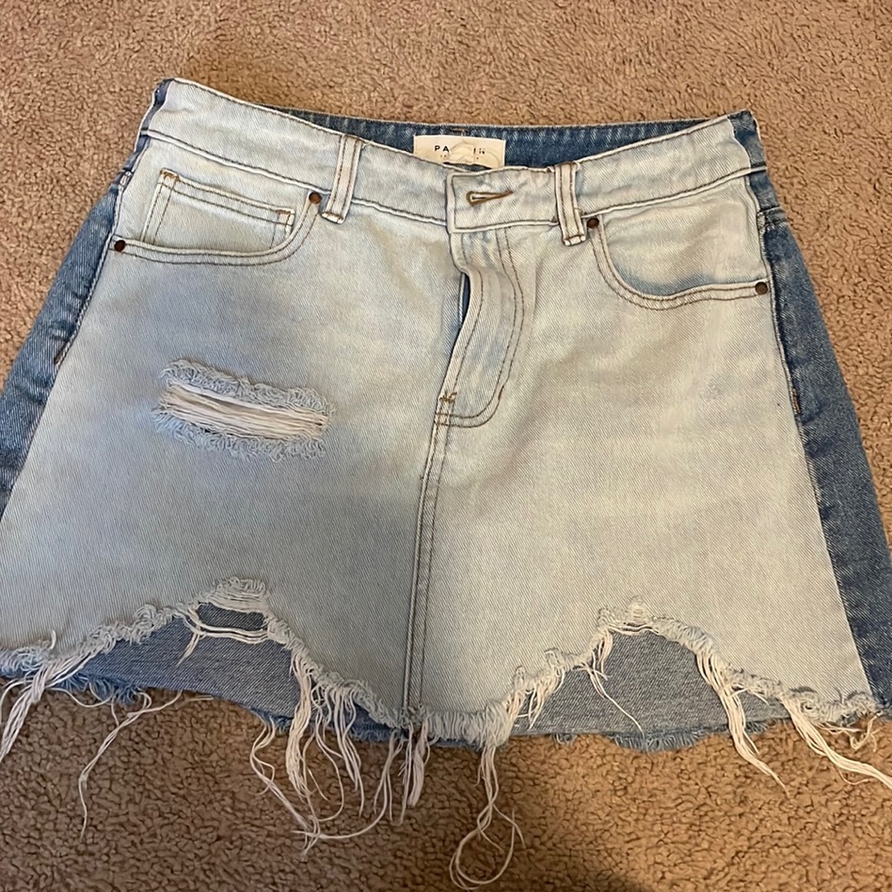 PACSUN MINI DENIM SKIRT
